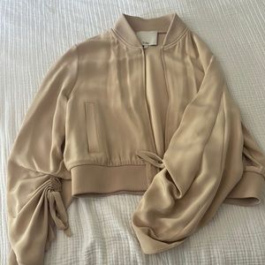 Beautiful soft pink bomber jacket